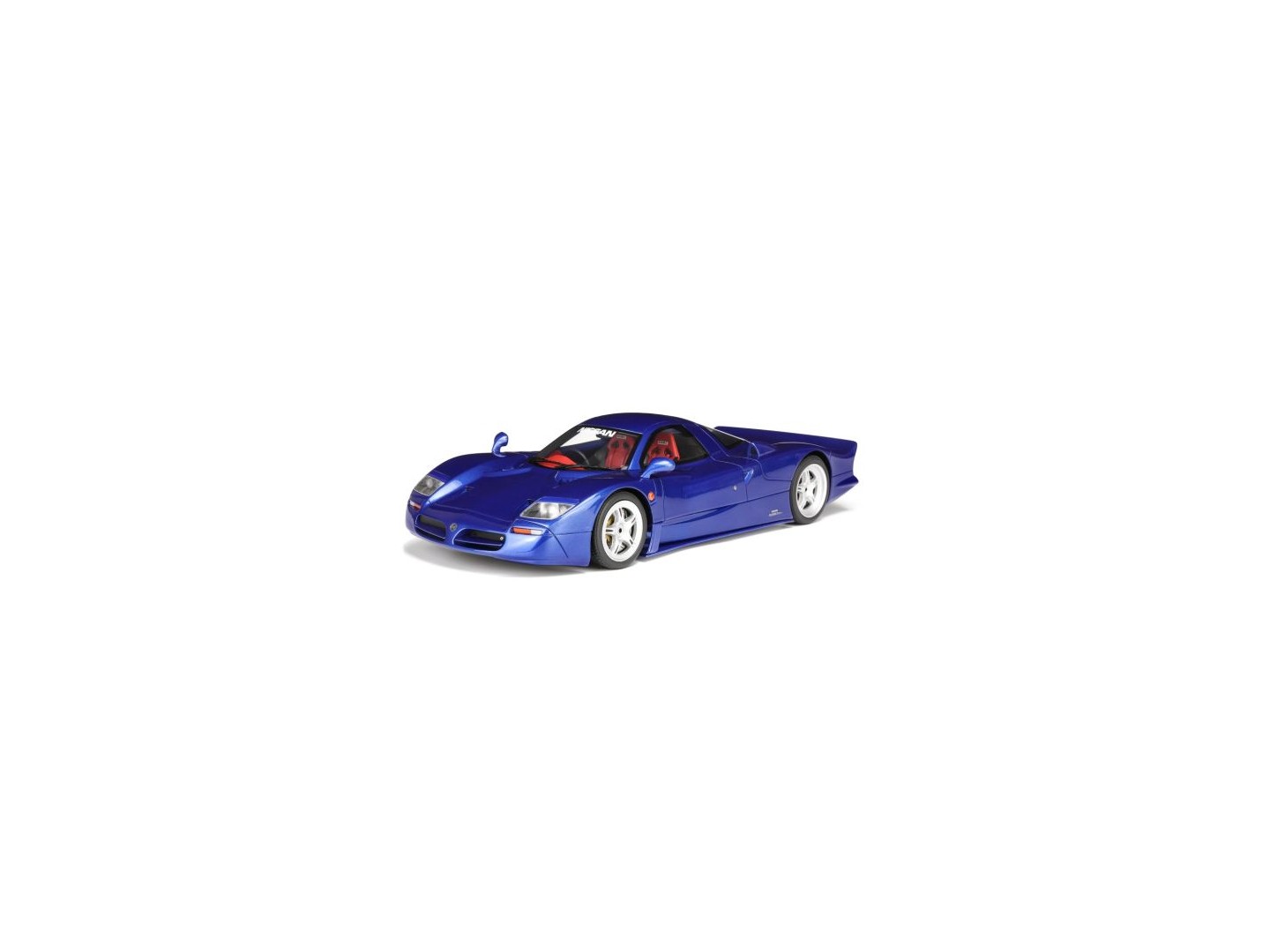 Marketplace : NISSAN R390 GT1 ROAD CAR 1997 bleu - GT Spirit - 1:18
