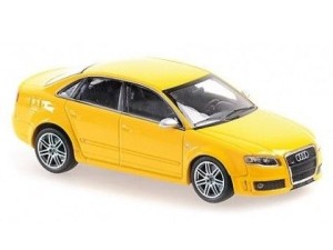 Marketplace : AUDI RS4 2004 Jaune - Maxichamps - 1:43