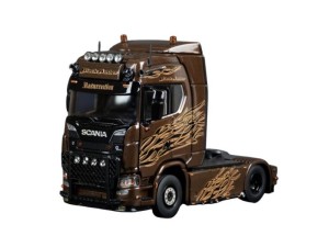 Marketplace : SCANIA Serie S High Roof 4x2 Next génération BLACK AMBER - IMC Models - 1:50