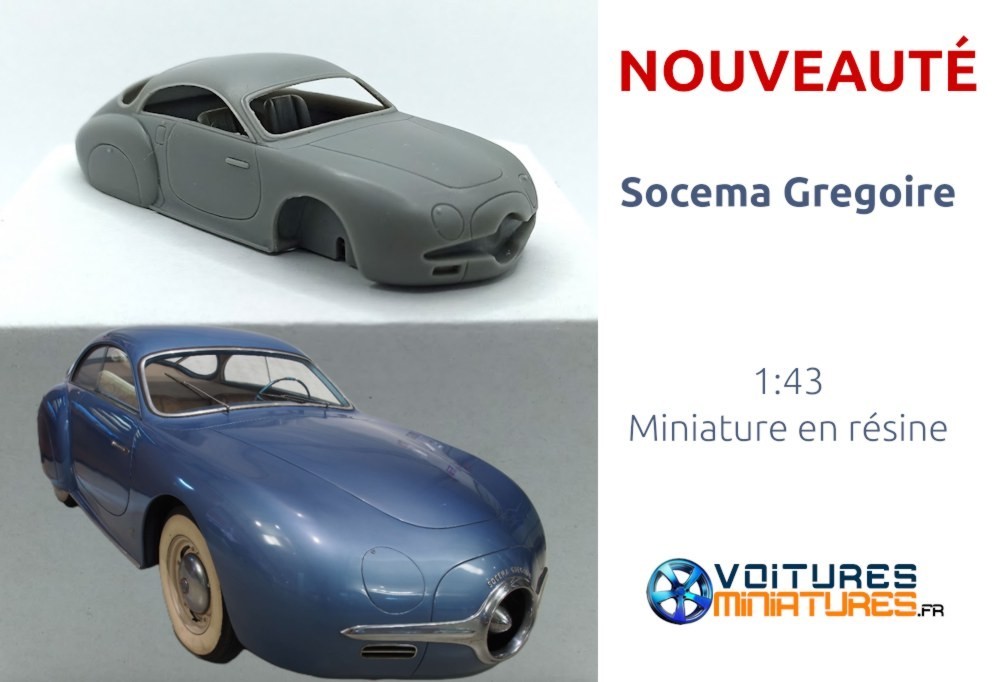 Grégoire Socema : Un Joyau de l'Automobile disponible en kit au 1/43