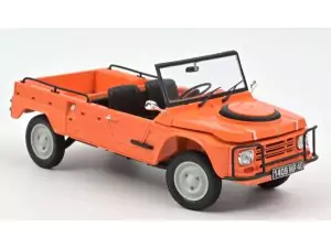 Marketplace : CITROËN Méhari 4x4 1979 Orange Kirghiz - Norev - 1:18