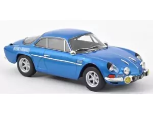 Marketplace : ALPINE A110 1600S 1972 Bleu avec déco latérale - Norev - 1:18