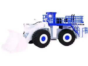 Marketplace : Chargeur KOMATSU WA900-3 WHITE DEMO - First Gear - 1:50