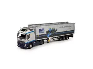 Marketplace : VOLVO FH04 Globetrotter XL Avec Remorque 3 Essieux BVB - Tekno - 1:50