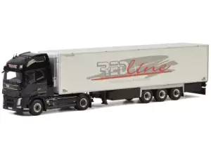 Marketplace : VOLVO FH04 Globetrotter XL 4x2 et remorque frigo Cherreau transports Red Line - WSI - 1:50