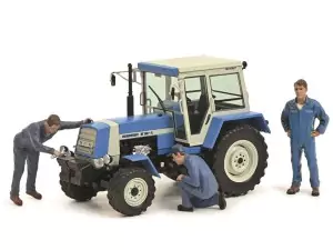 Markeplace : Tracteur avec figurines Fortschritt ZT 323 - SCHUCO - 1:32