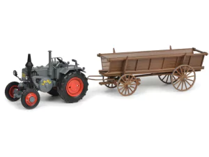 Markeplace : Tracteur LANZ BULLDOG avec plateau  - SCHUCO - 1:32