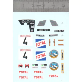 Décalcomanie - Citroën DS Proto - Chamonix - Ech. 1:43 |Pièces et k...