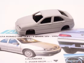 Marketplace : ALEZAN MODELS KIT 1/43 ALFA ROMEO 146 1,8 L TWIN SPARK .16 V .1999 - ALEZAN  - 1:43