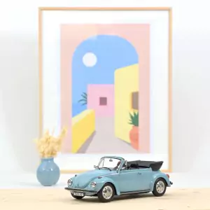 Marketplace - Volkswagen 1303 Cabriolet 1973 Bleu clair - Norev - 1:18